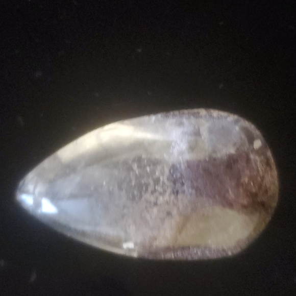 New Pear Shape Phantom Quartz Pendant. - Picture 3 of 9
